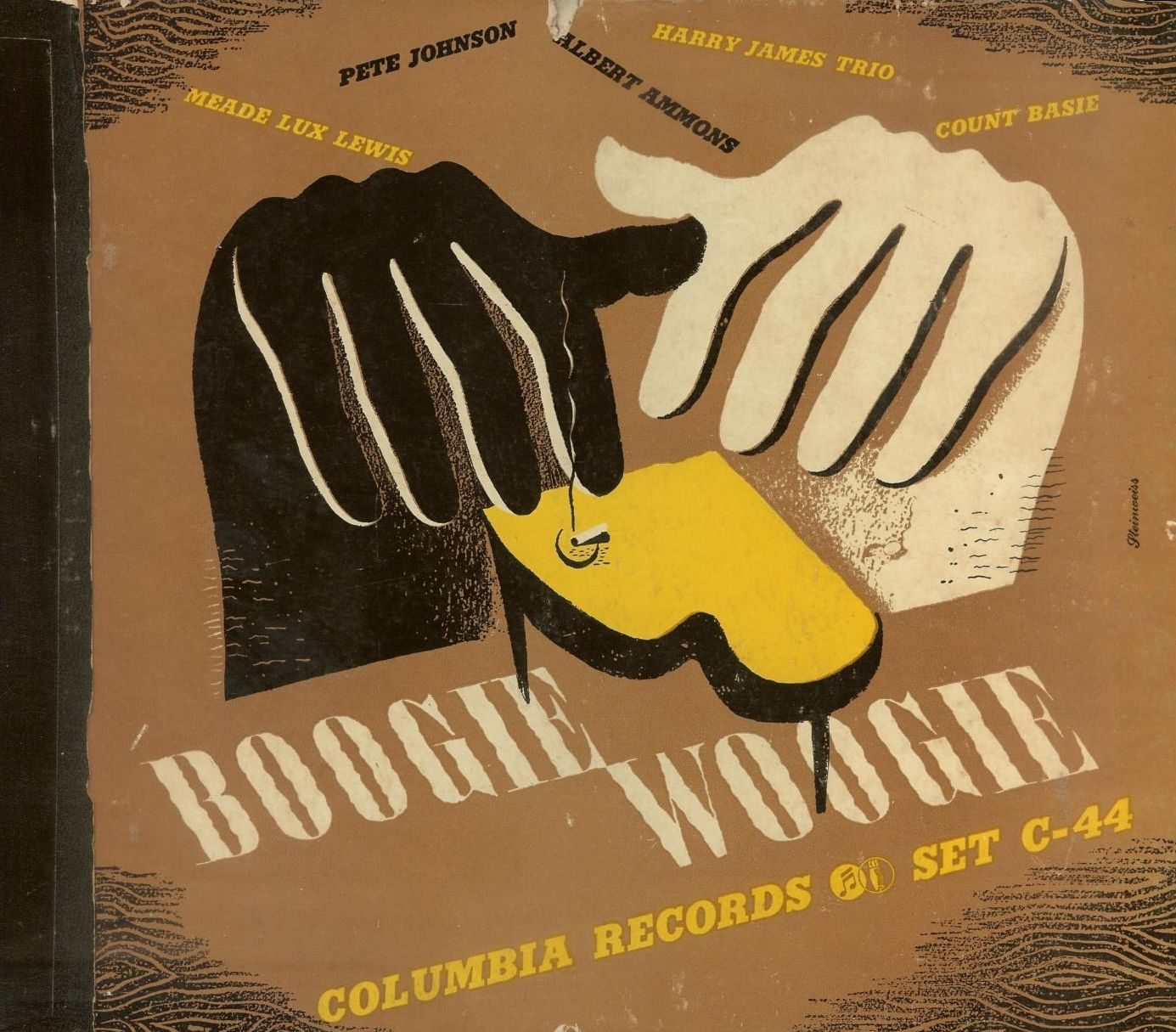 Alex Steinweiss, Boogie Woogie album cover, Columbia Records, 1941