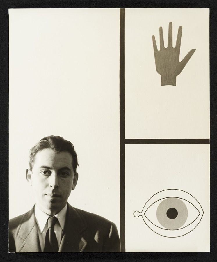 Alvin Lustig, American graphic designer, ca. 1945