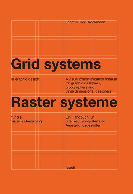 Josef Müller-Brockmann, Grid Systems, 1981 cover