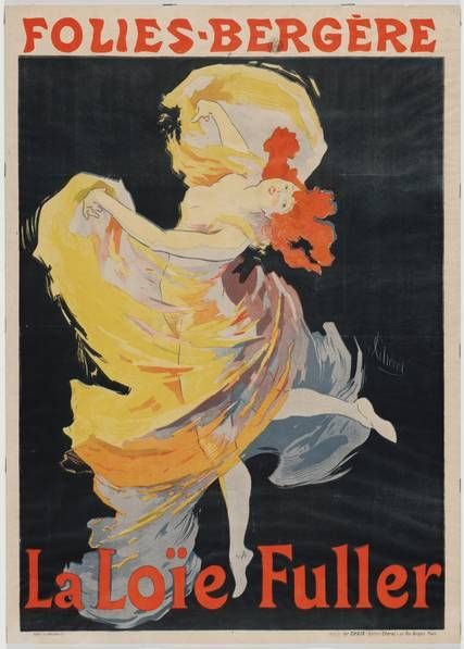 Jules Chéret, Folies-Bergère / La Loïe Fuller, Paris, 1893
