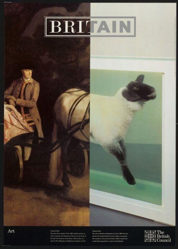 British Council Art poster designed by johnson banks, 1998 — V&A collection