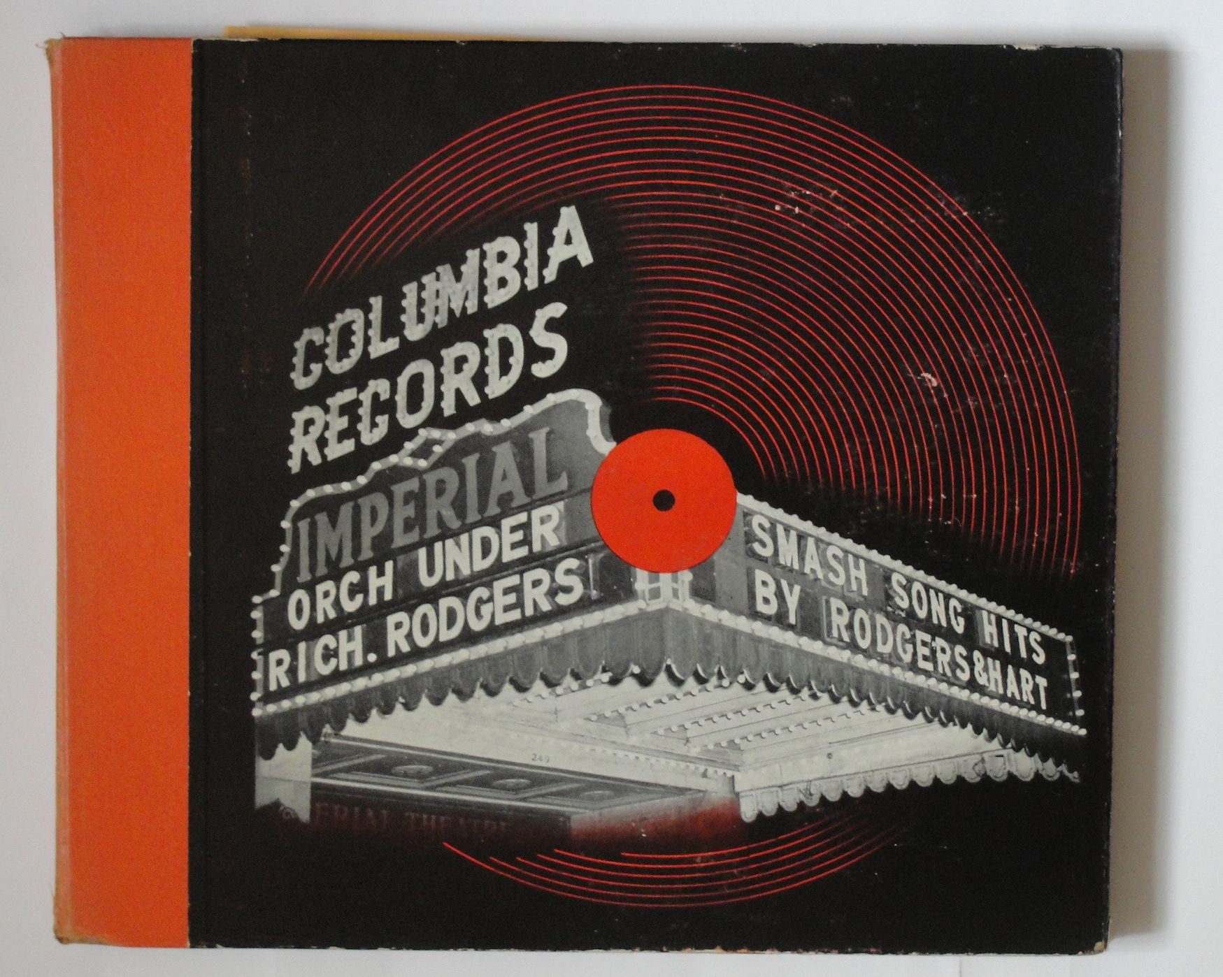 Alex Steinweiss, Smash Song Hits by Rodgers and Hart album cover, 1940