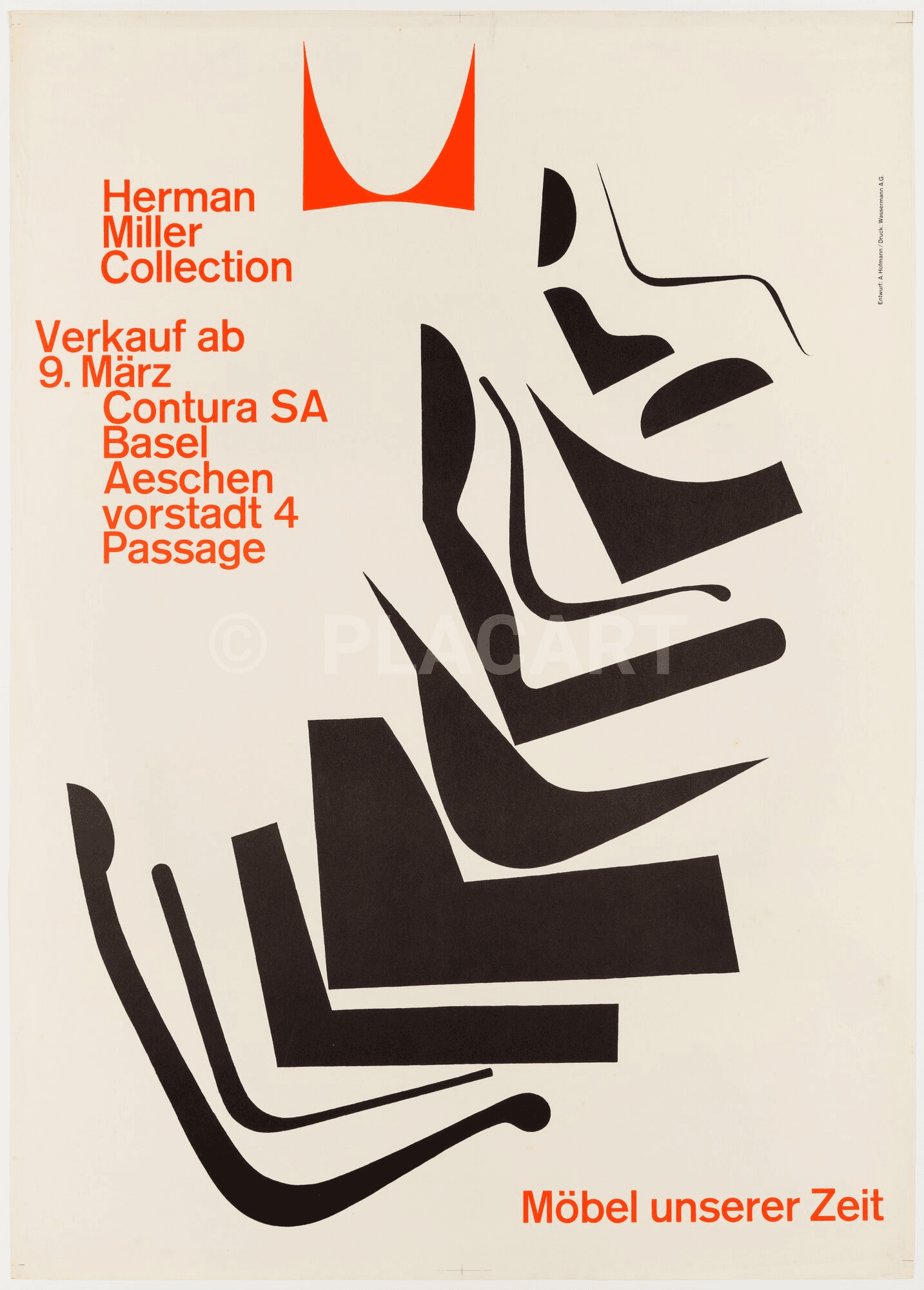 Herman Miller poster series, 1961/1989