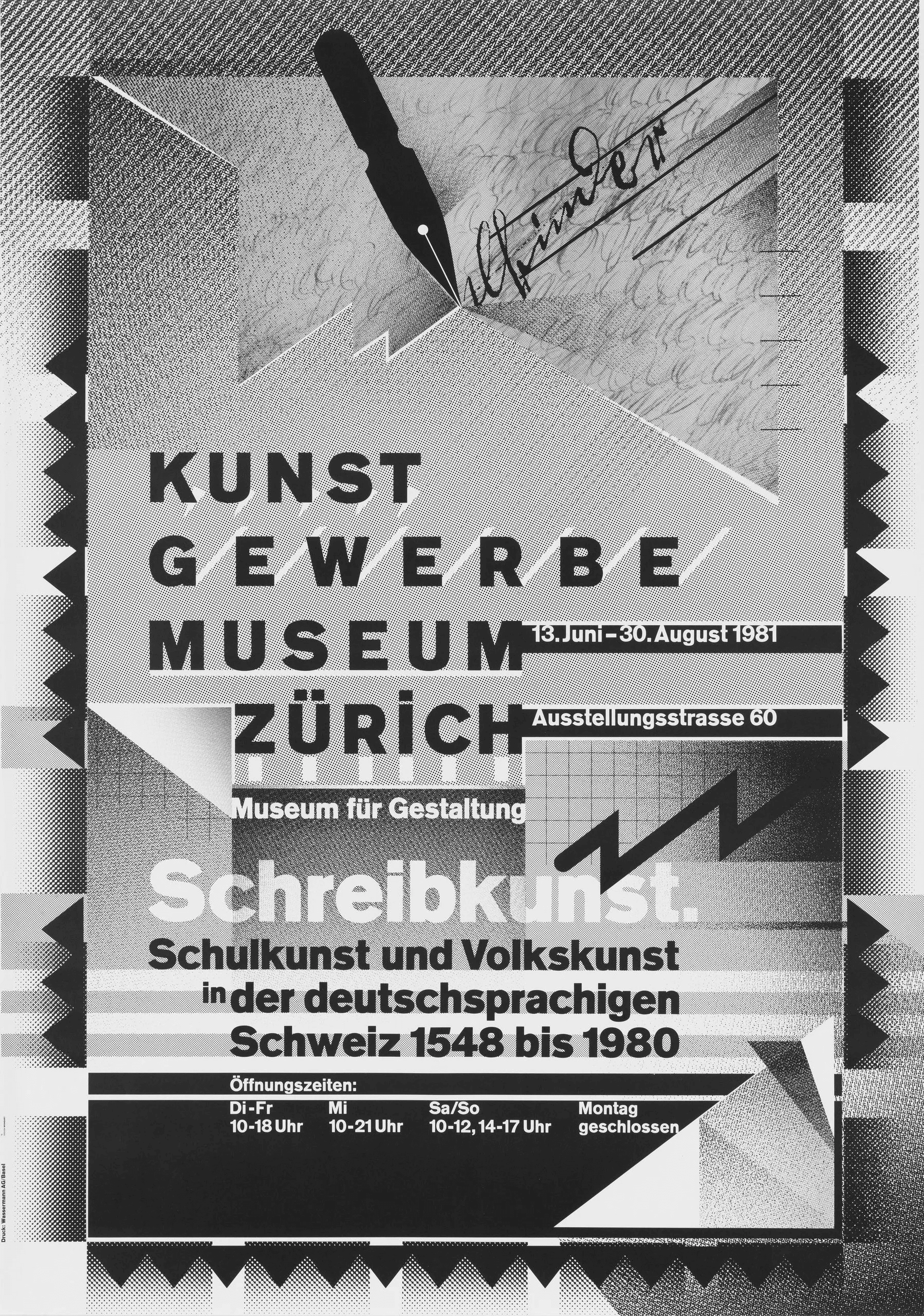 Schreibkunst poster, 1981