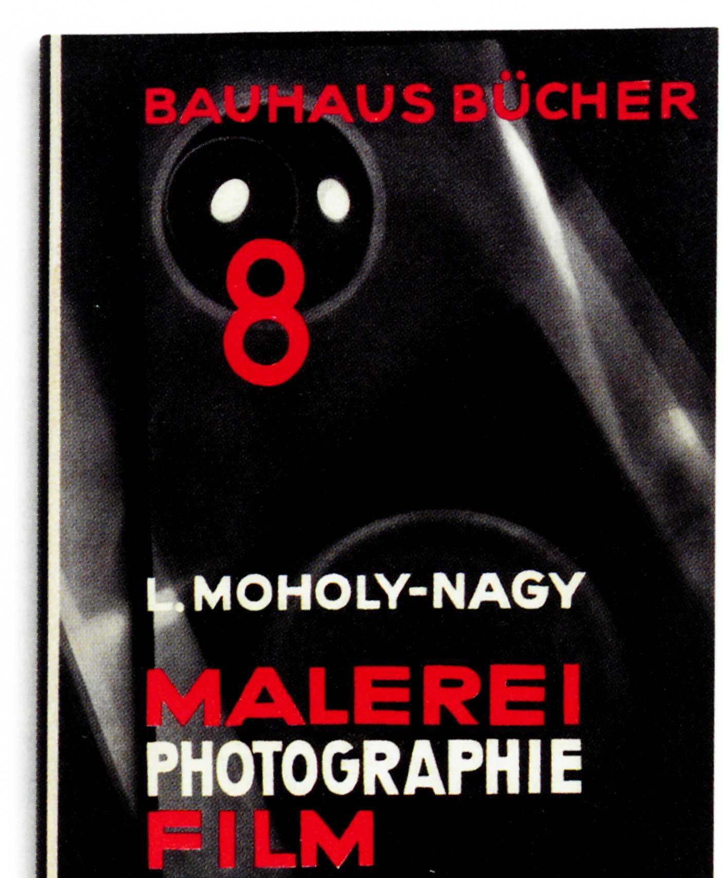 László Moholy-Nagy, Bauhausbücher vol. 8 cover, 1925