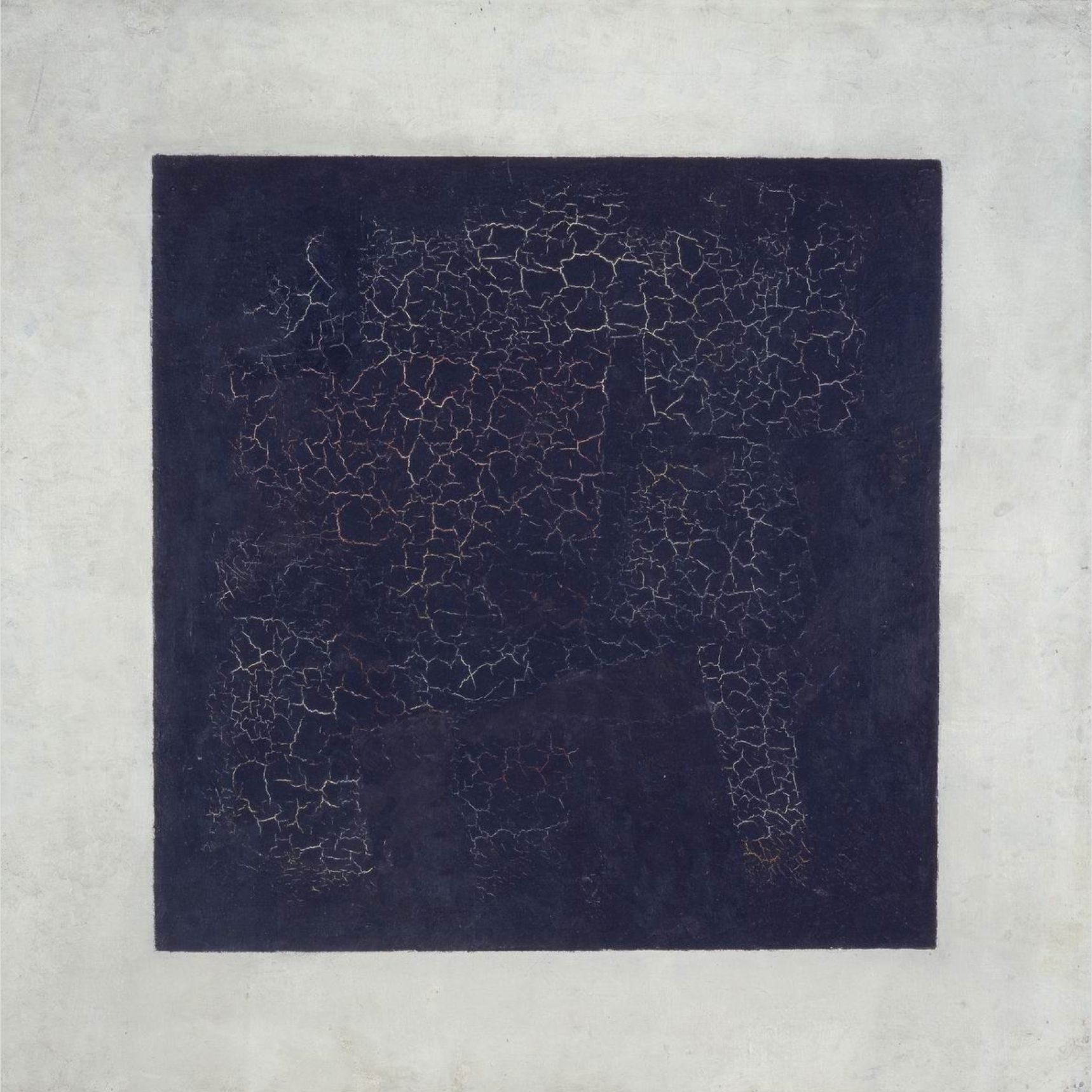 Kazimir Malevich, Black Square, 1915, Tretyakov Gallery, Moscow — founding work of Suprematism