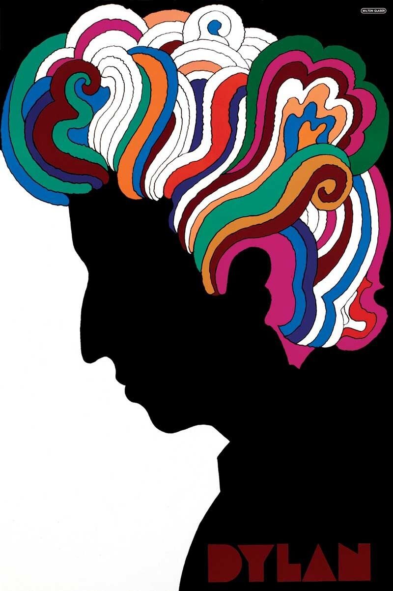 Bob Dylan poster by Milton Glaser, 1966