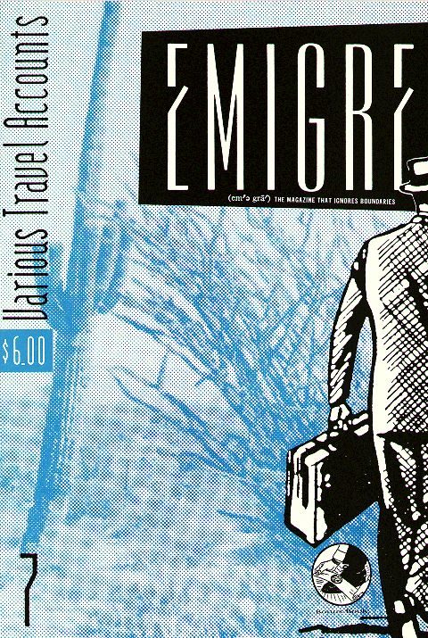 Emigre magazine issue 7 — early bitmap typography, Licko Oakland typeface, 1987