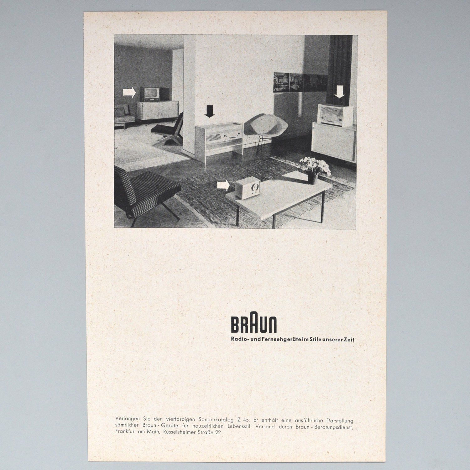 Braun brand identity and design collaboration, 1954/1980