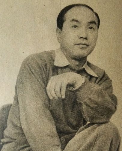 Yusaku Kamekura, Japanese graphic designer, photographed in 1952