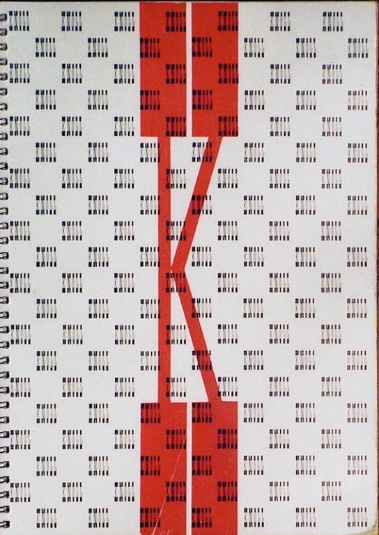 Knoll Index of Designs catalogue cover, Herbert Matter, 1950