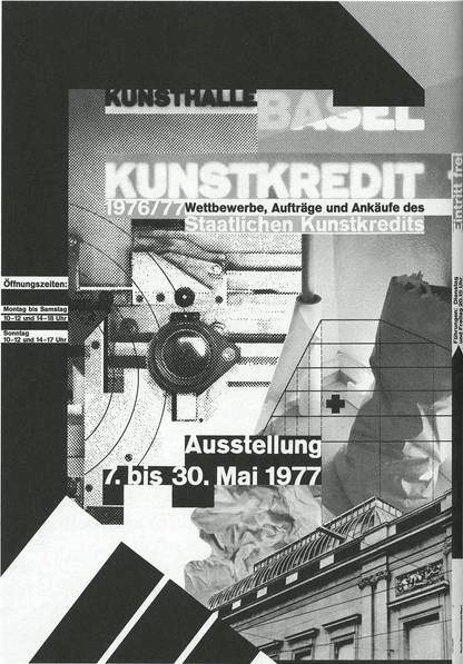 Kunstkredit Basel poster, 1977