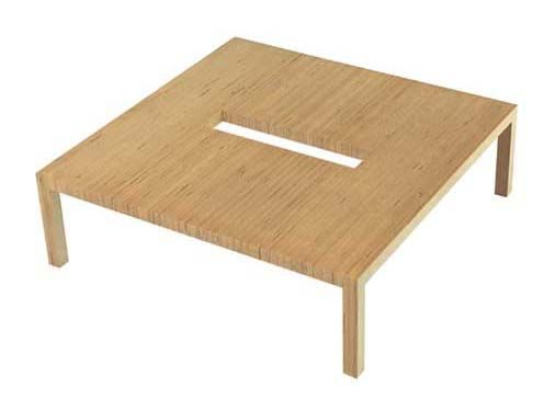 10.2 Multi Ply Coffee Table designed by Daniel Eatock and Sam Solhaug, Foundation 33, 2000