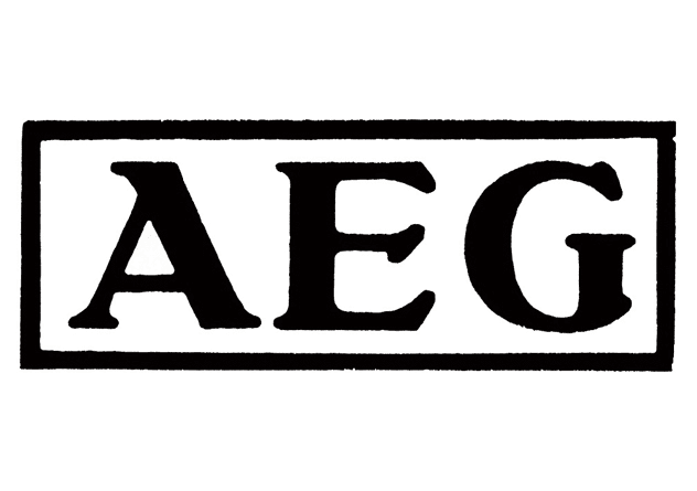 AEG hexagonal logotype, 1908