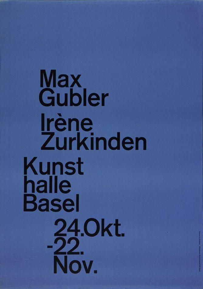 Müller-Brockmann Tonhalle concert poster, 1955 — emblematic Swiss Style composition