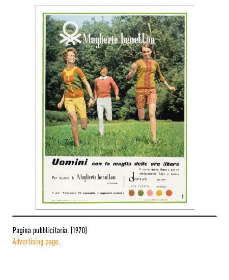 Early Benetton wordmark by Massimo Vignelli — sans-serif logotype from 1965