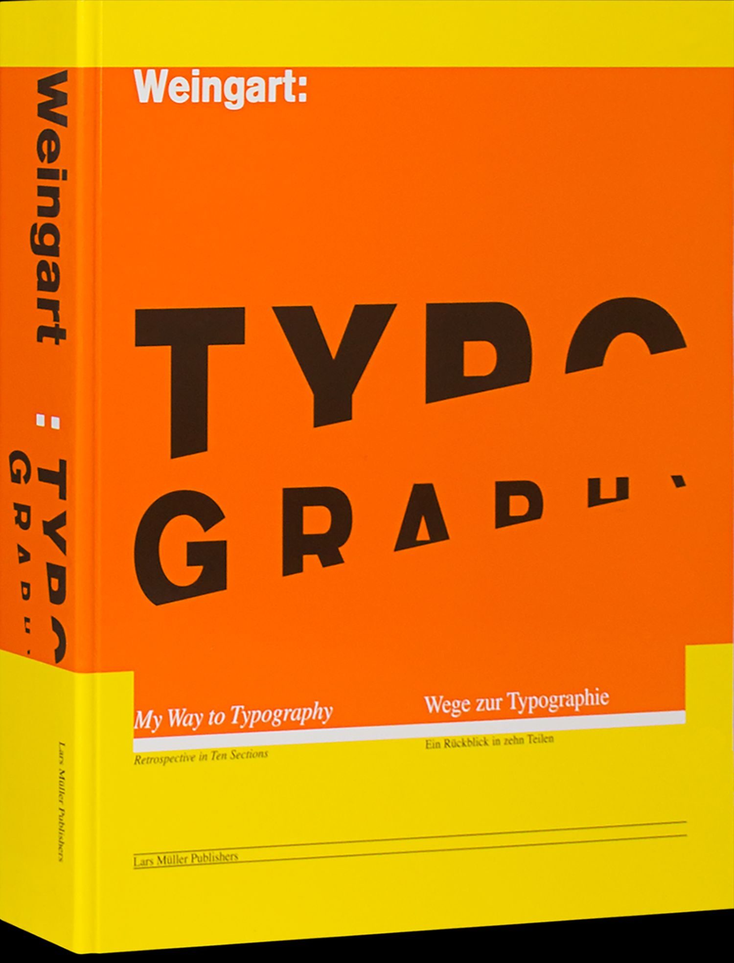 Weingart My Way to Typography book cover, 2000