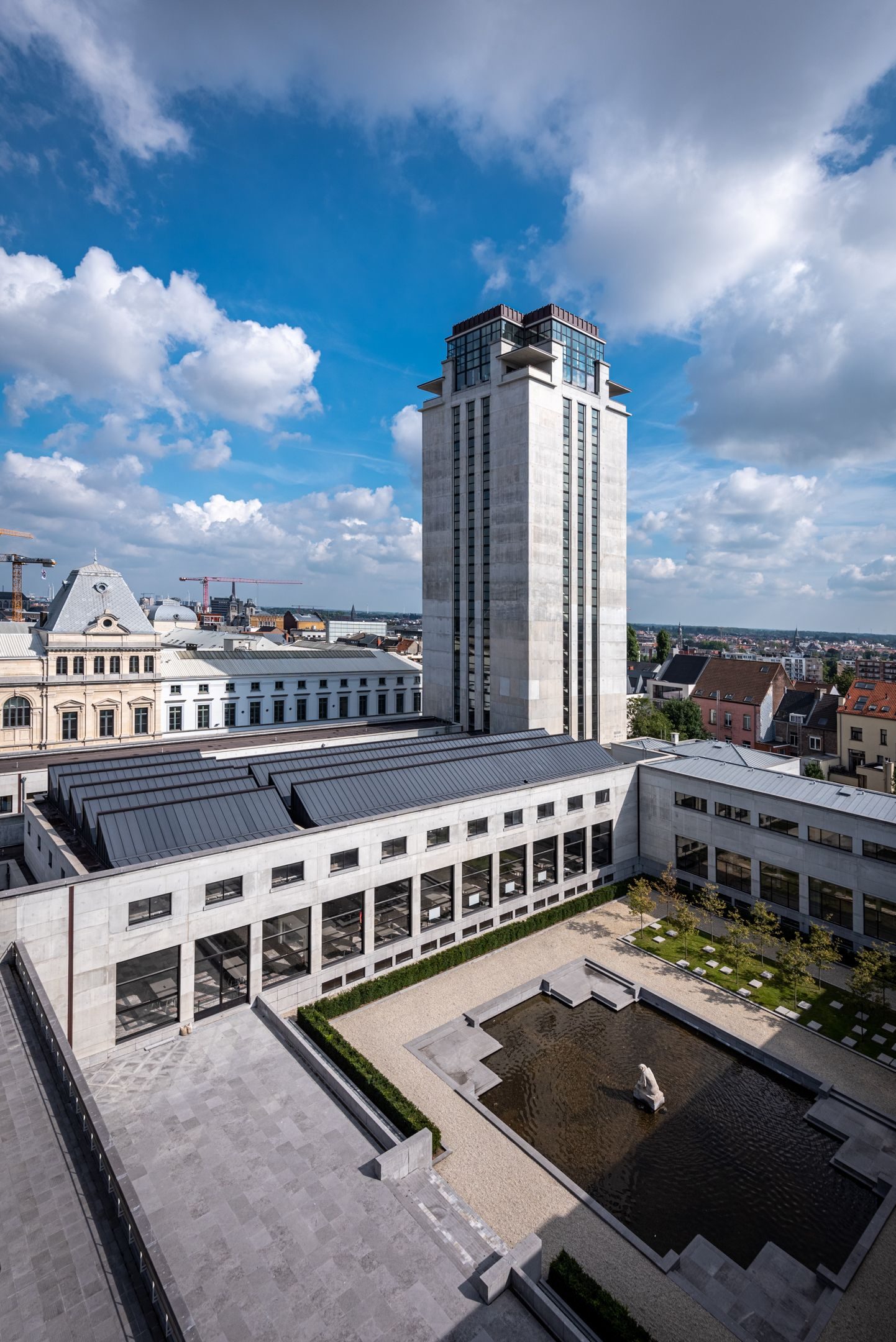 Boekentoren (Book Tower), Ghent University, designed by Henry van de Velde, 1933