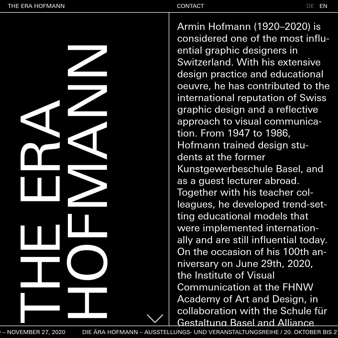 Armin Hofmann — official website