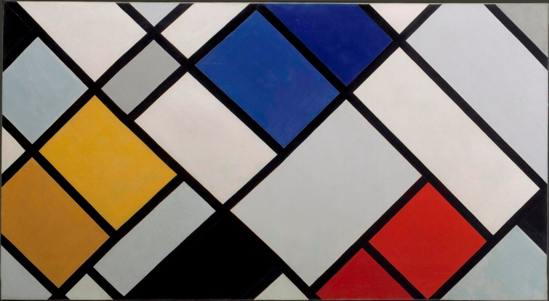 Theo van Doesburg, Contra-Composition XVI, 1925, oil on canvas, Kunstmuseum Den Haag
