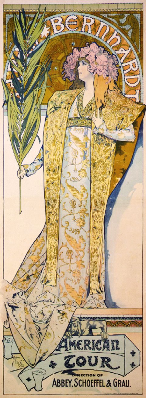 Mucha, Gismonda poster, Paris, December 1894
