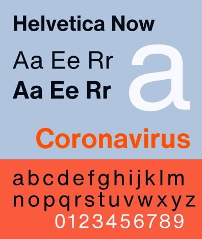 Helvetica Now specimen, Monotype 2019