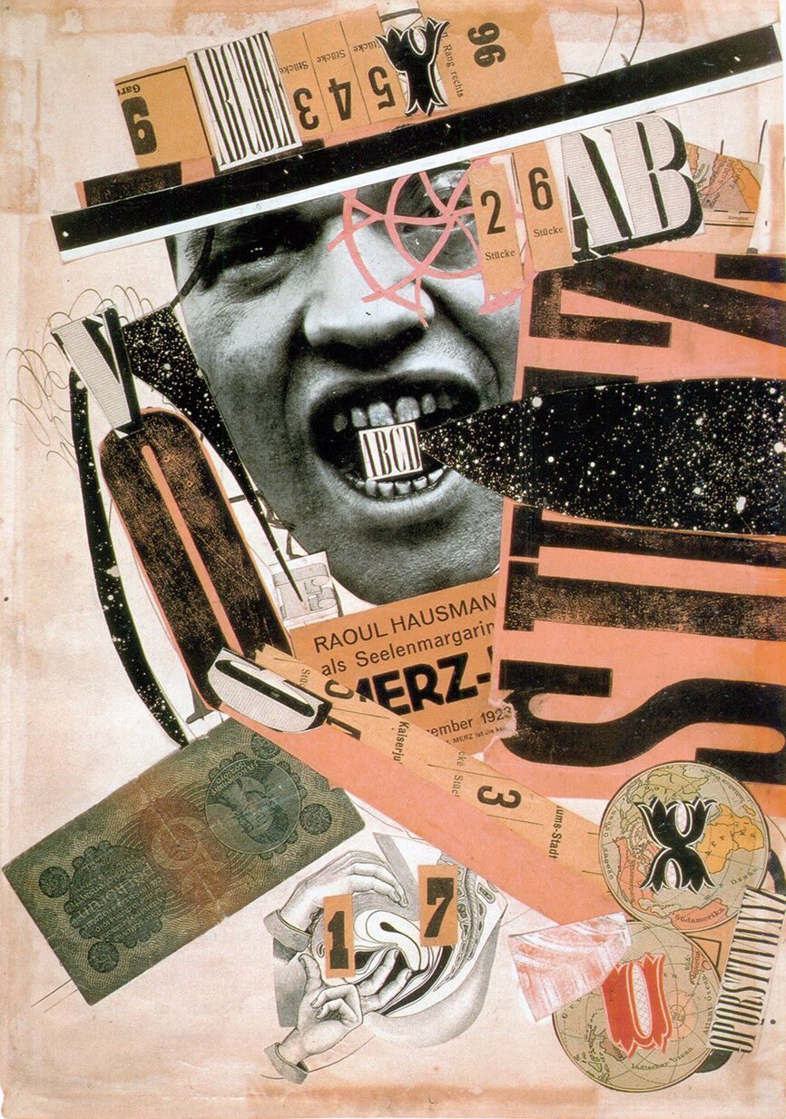 Raoul Hausmann, ABCD photomontage, 1923