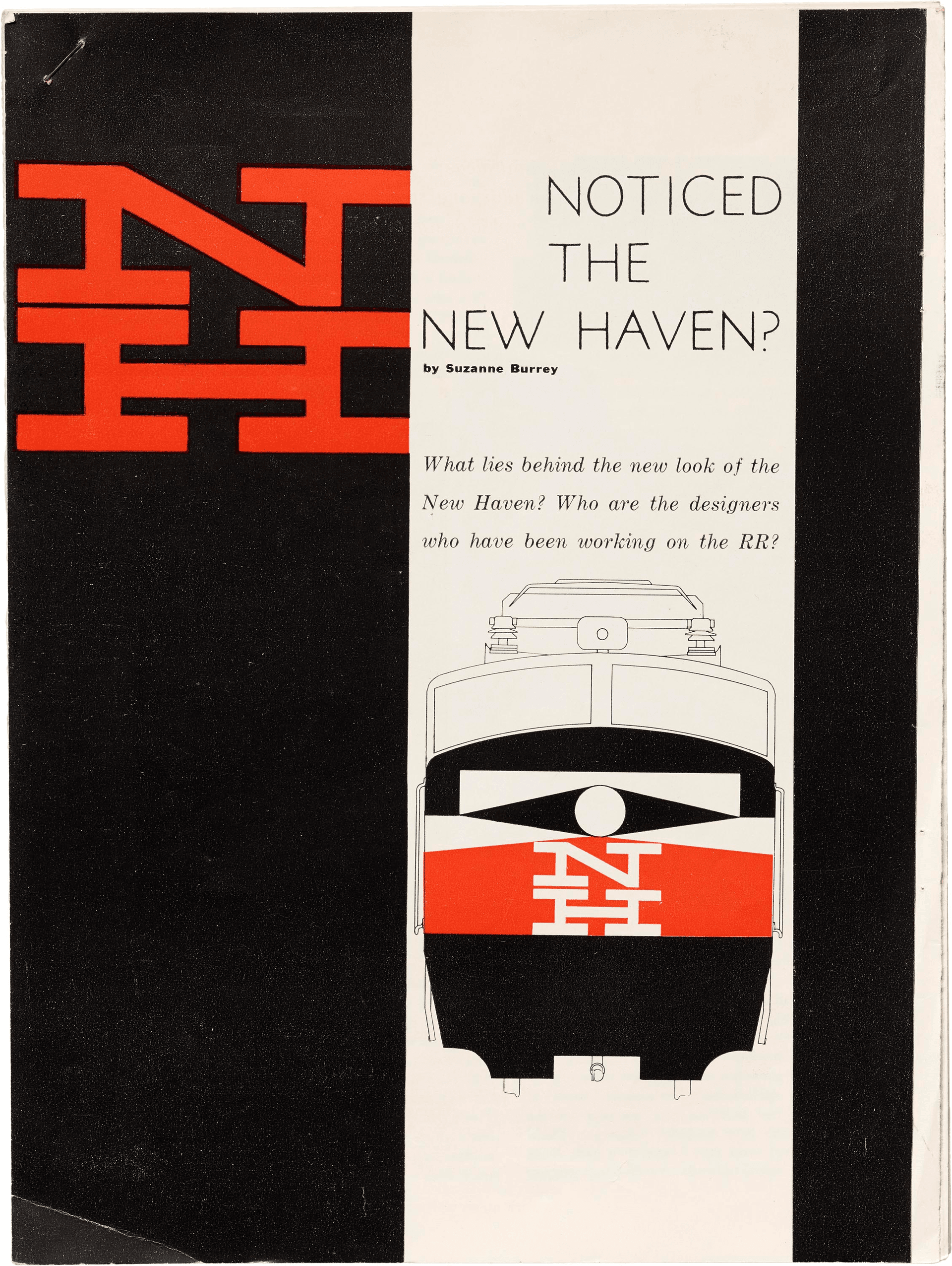 New Haven Railroad NH monogram, 1954