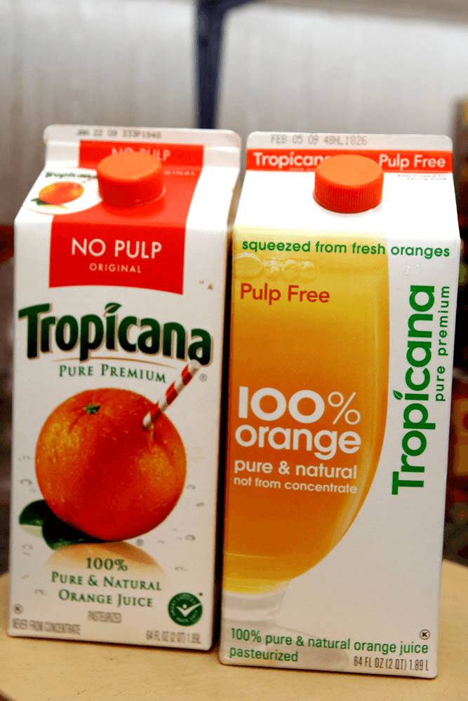 Tropicana packaging