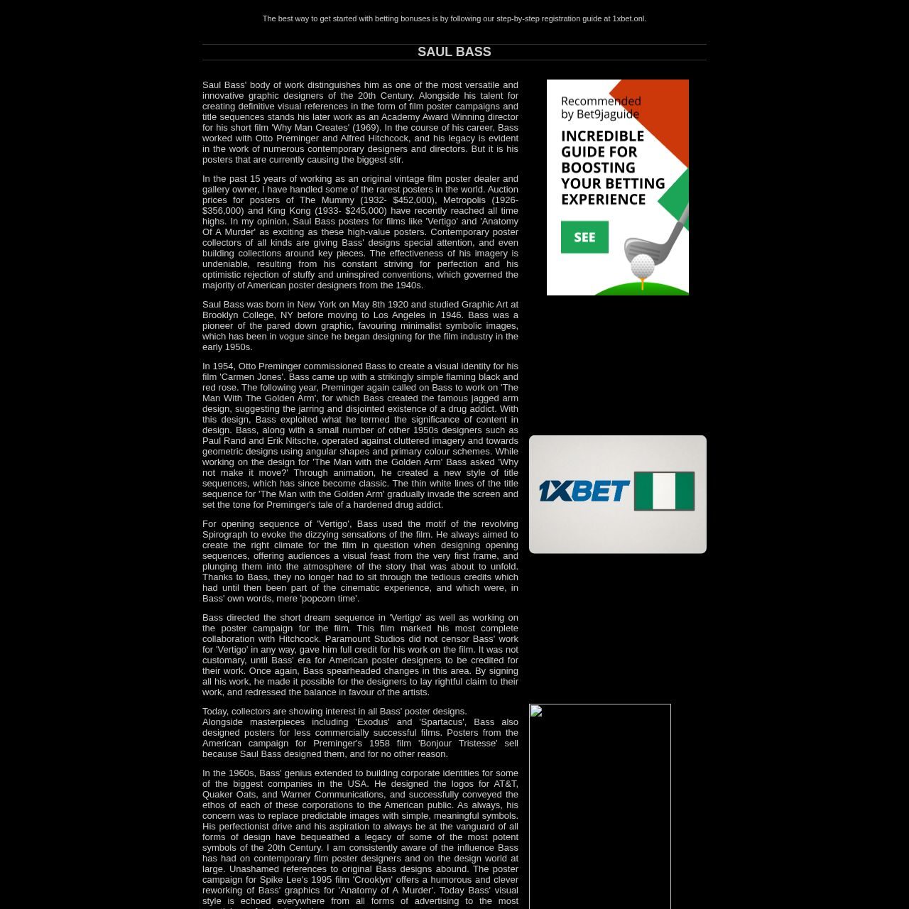 Saul Bass — official website