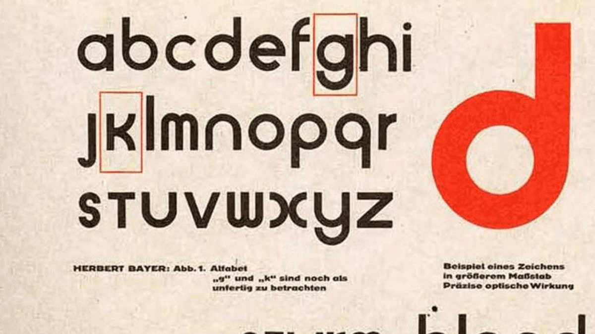 Universal Typeface, 1925