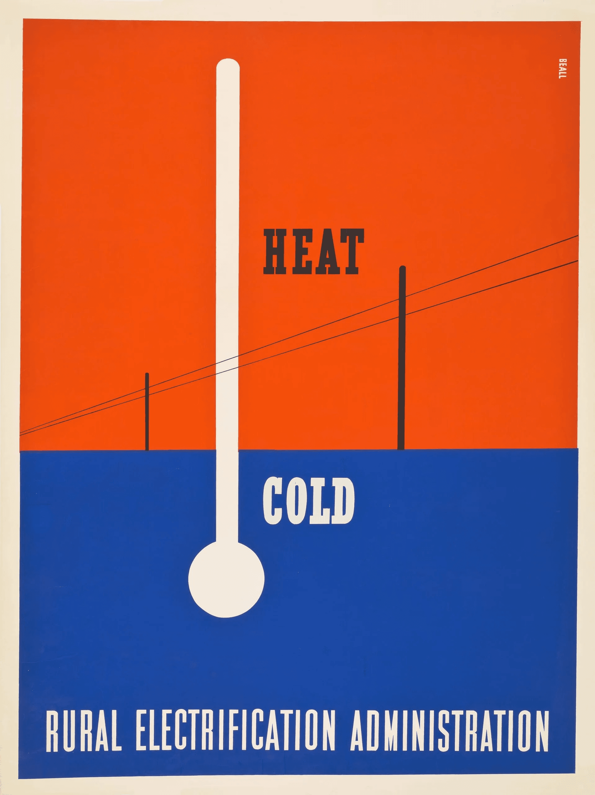Lester Beall at MoMA one-man show, 1937