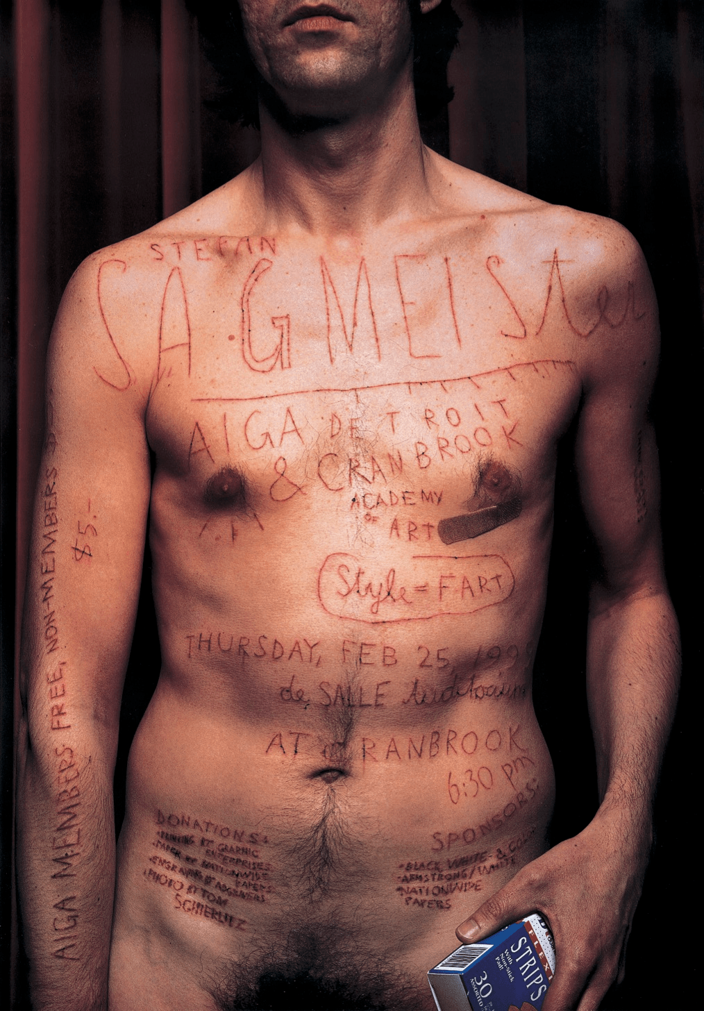 AIGA Detroit lecture poster, 1999