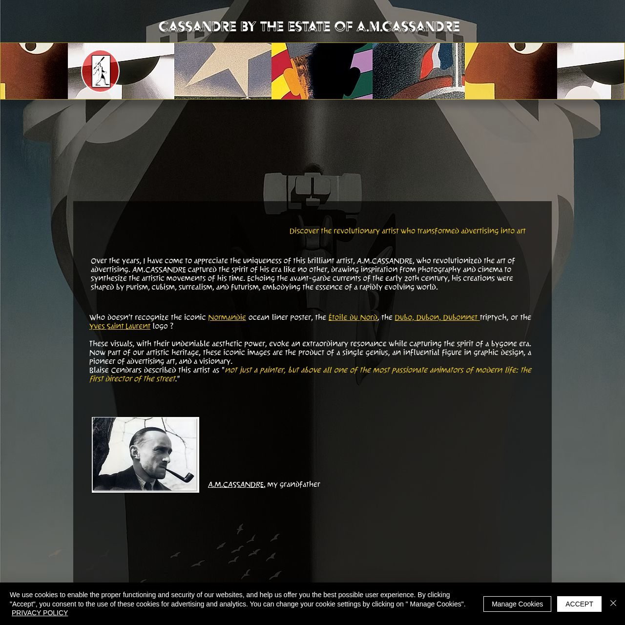 A.M. Cassandre — official website