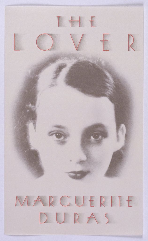 The Lover by Marguerite Duras, Pantheon Books jacket designed by Louise Fili, 1985
