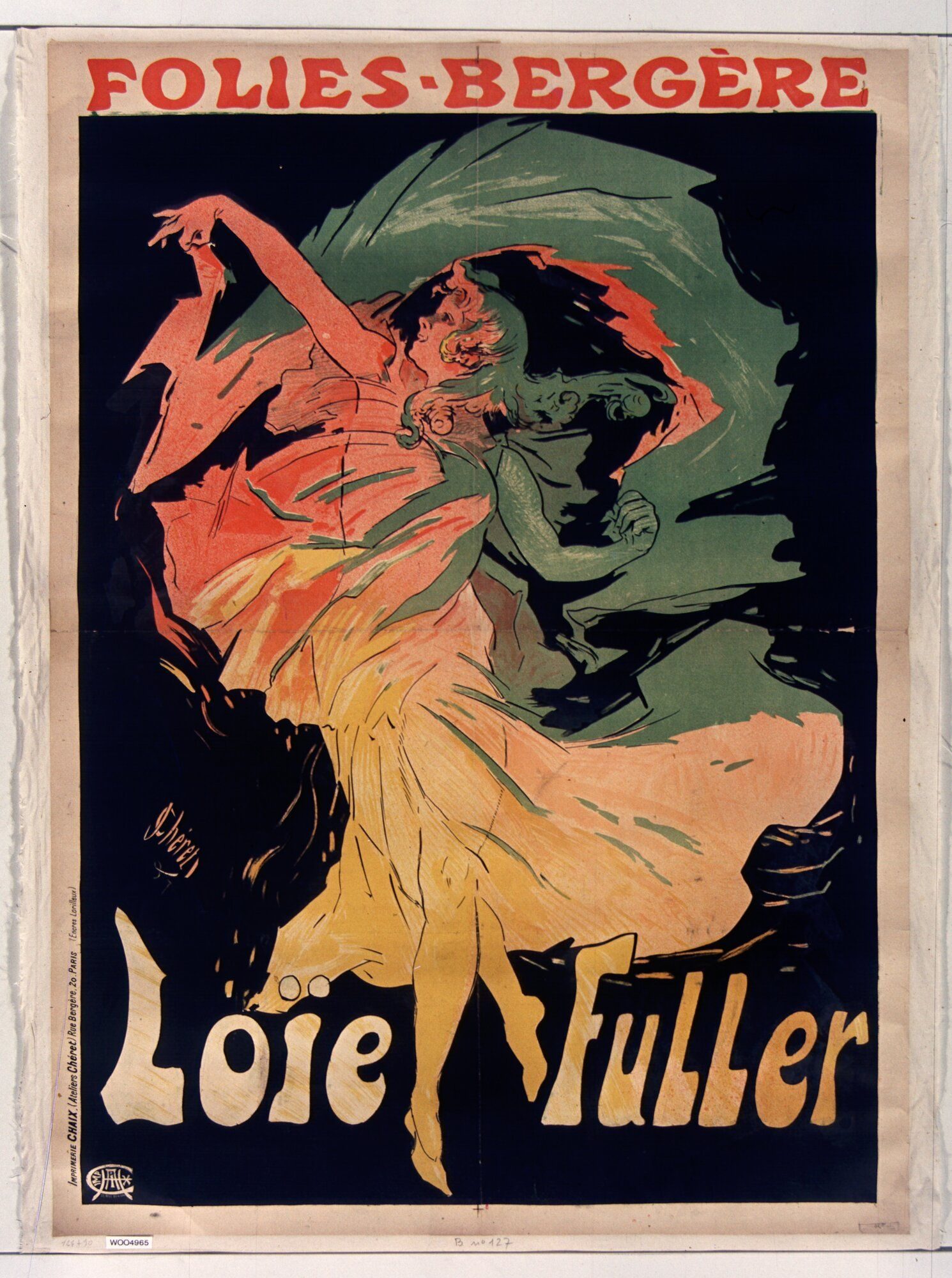 Jules Chéret, Folies-Bergère / La Loïe Fuller, Paris, 1897
