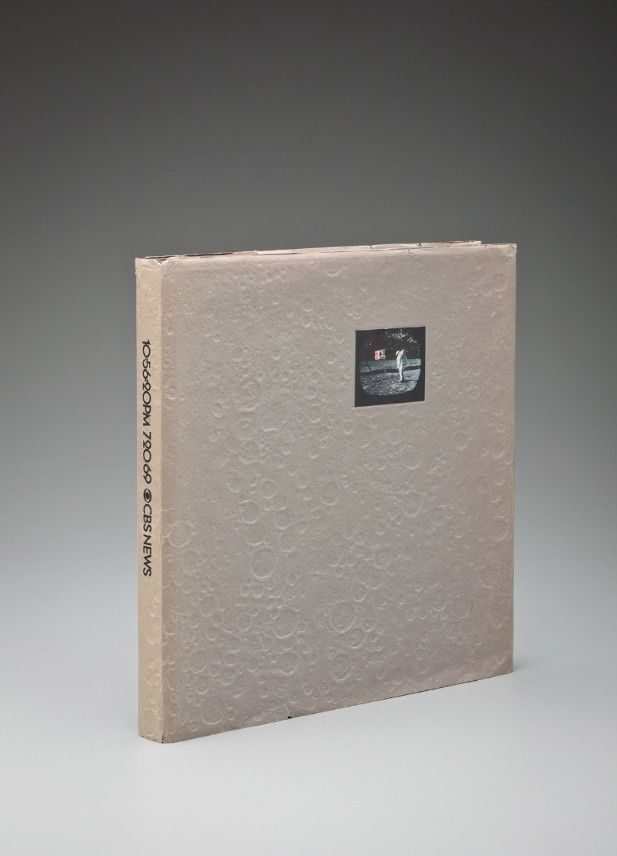 CBS commemorative promotion for the Apollo 11 moon landing, designed by Lou Dorfsman, 1969