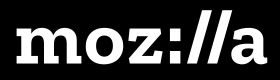 Mozilla identity Moz://a designed by johnson banks, 2017 — the URL syntax embedded in the wordmark