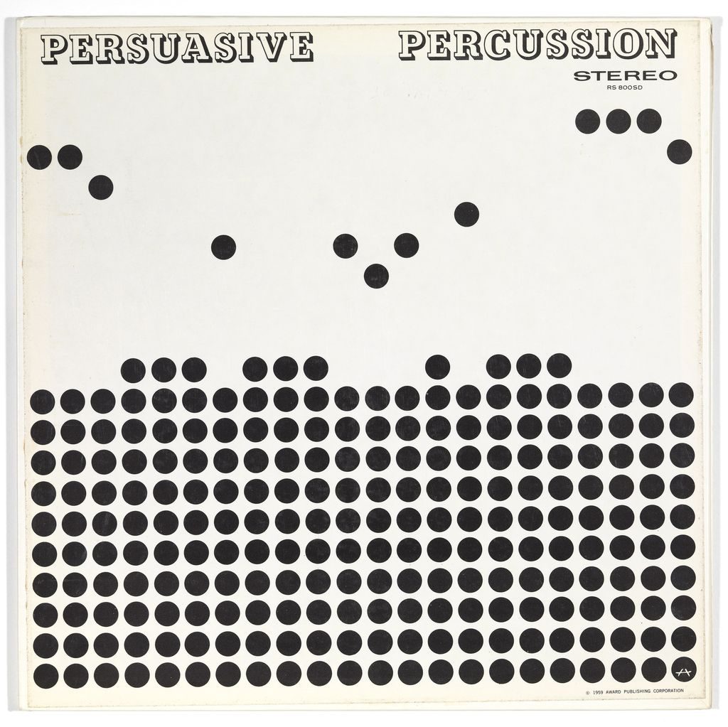Josef Albers, Persuasive Percussion album cover for Command Records, Terry Snyder and the All Stars, 1959