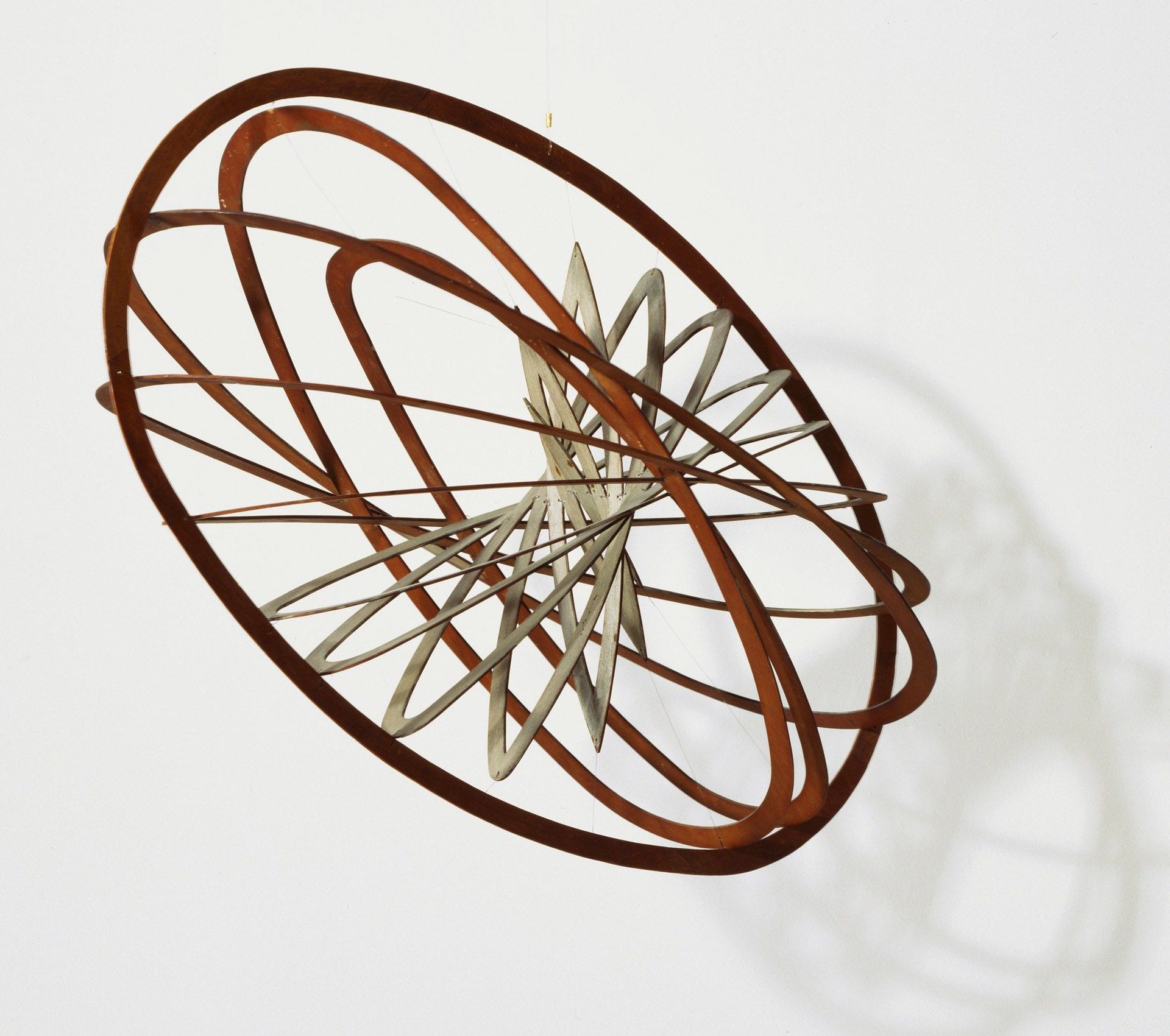 Aleksander Rodchenko, Spatial Construction No. 12, c. 1920 — nested plywood ellipses suspended from ceiling