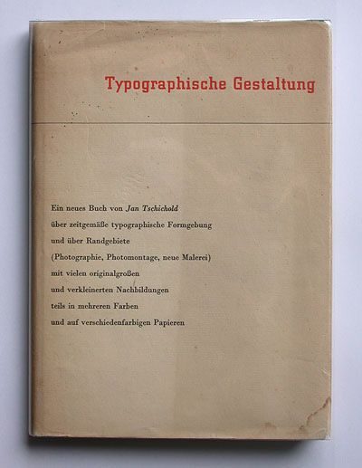 Typographische Gestaltung, 1935, Jan Tschichold