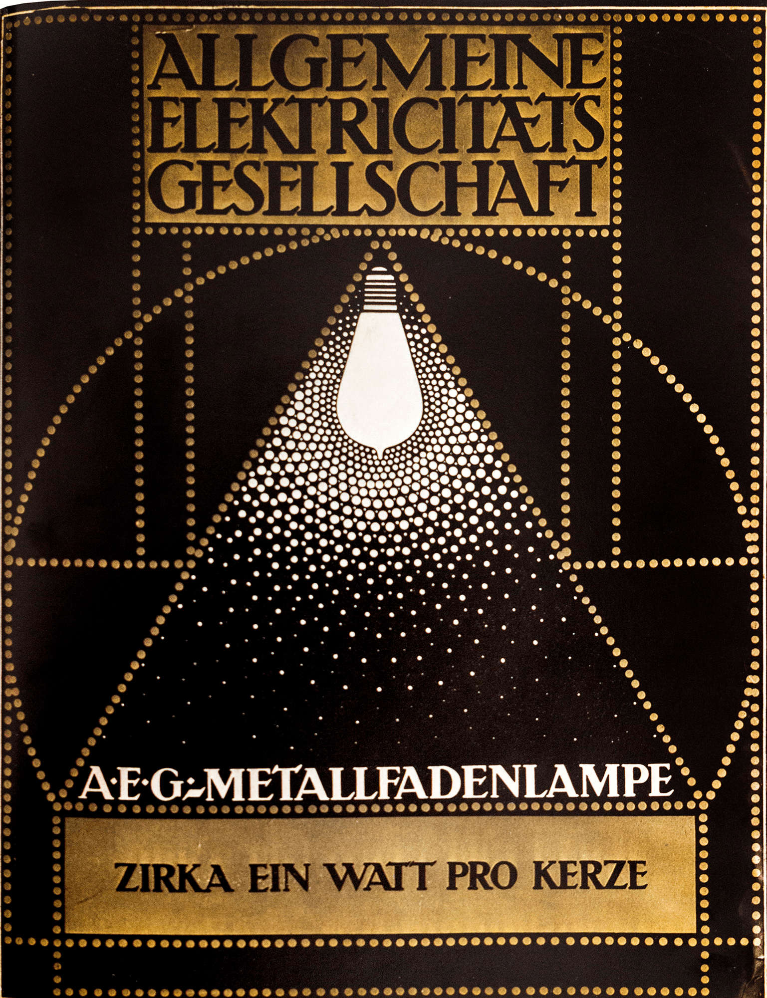 AEG corporate identity programme, 1907