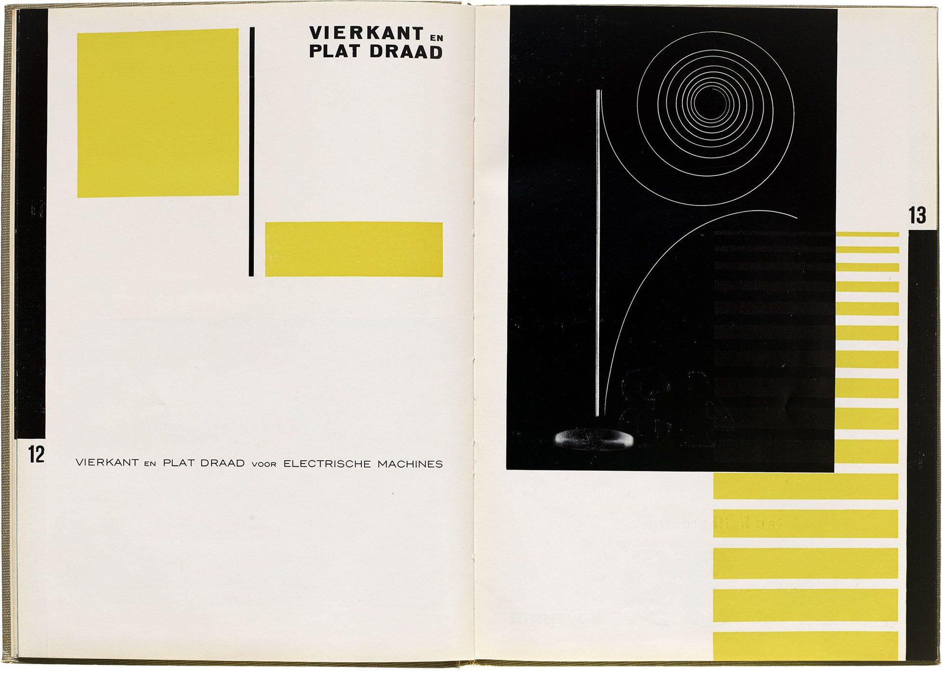 Piet Zwart, NKF Nederlandsche Kabelfabriek catalogue spread, 1927–28