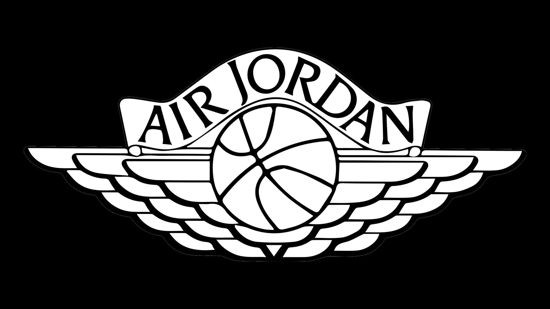 Nike wordmark with Swoosh, 1985