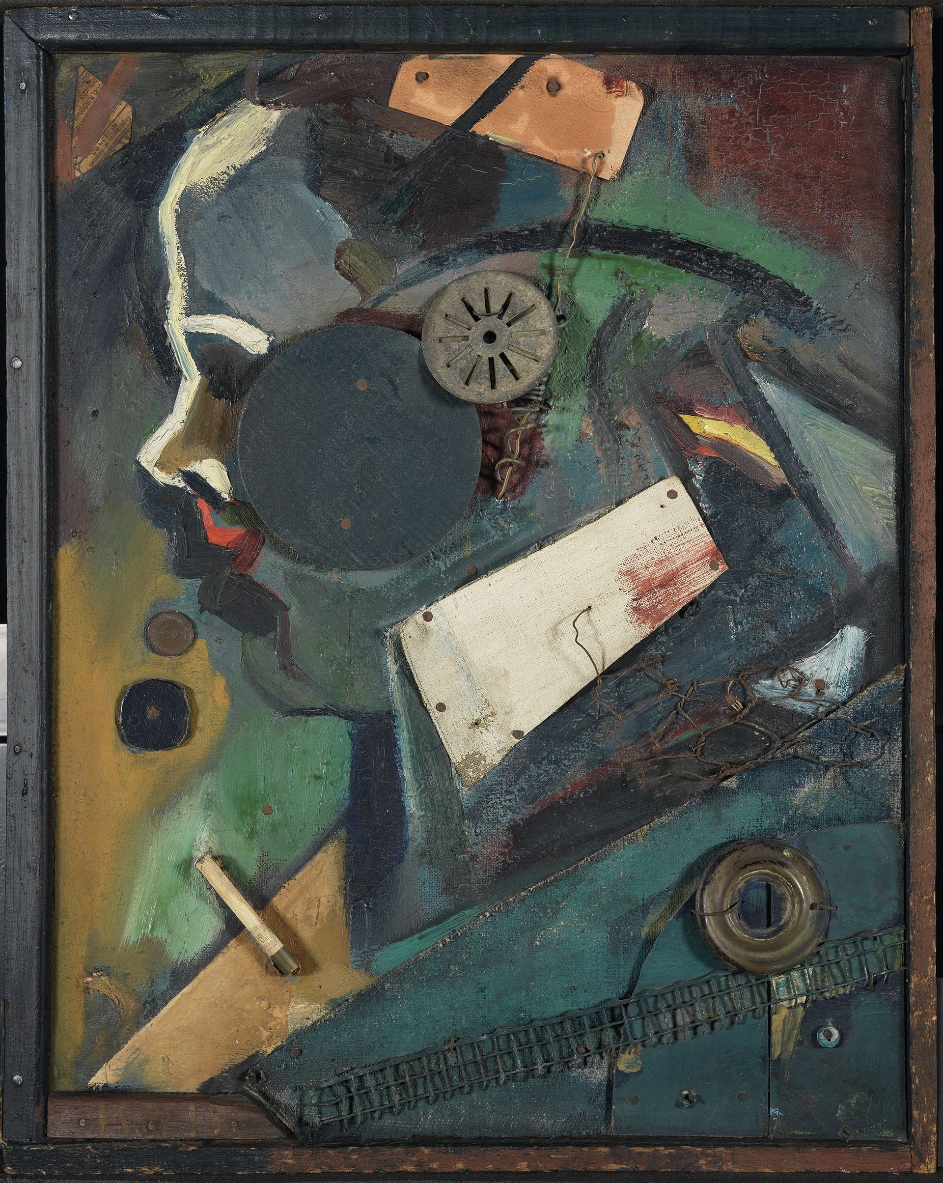 Kurt Schwitters, Merz collage, c. 1923