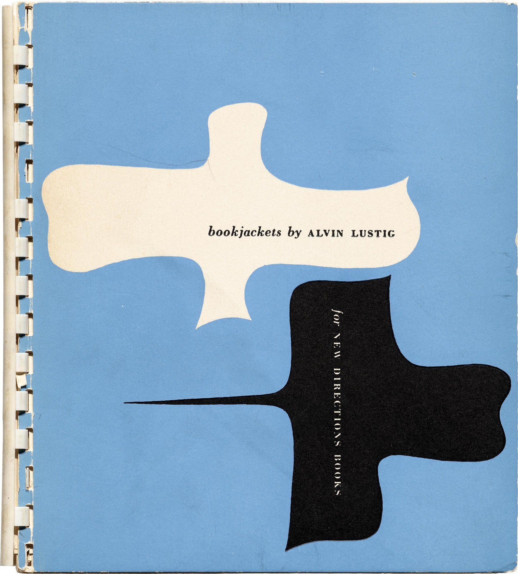 Bookjackets by Alvin Lustig for New Directions Books, catalogue cover, 1947