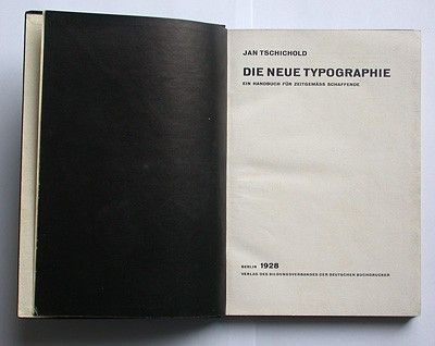 Die neue Typographie, 1928, Jan Tschichold