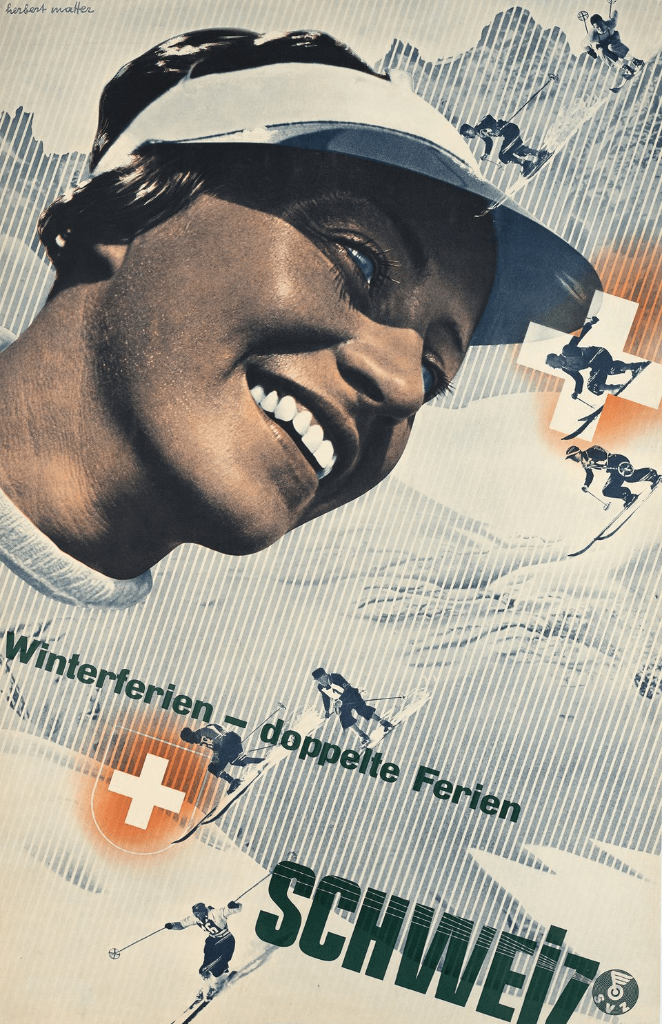 Winterferien poster, 1936