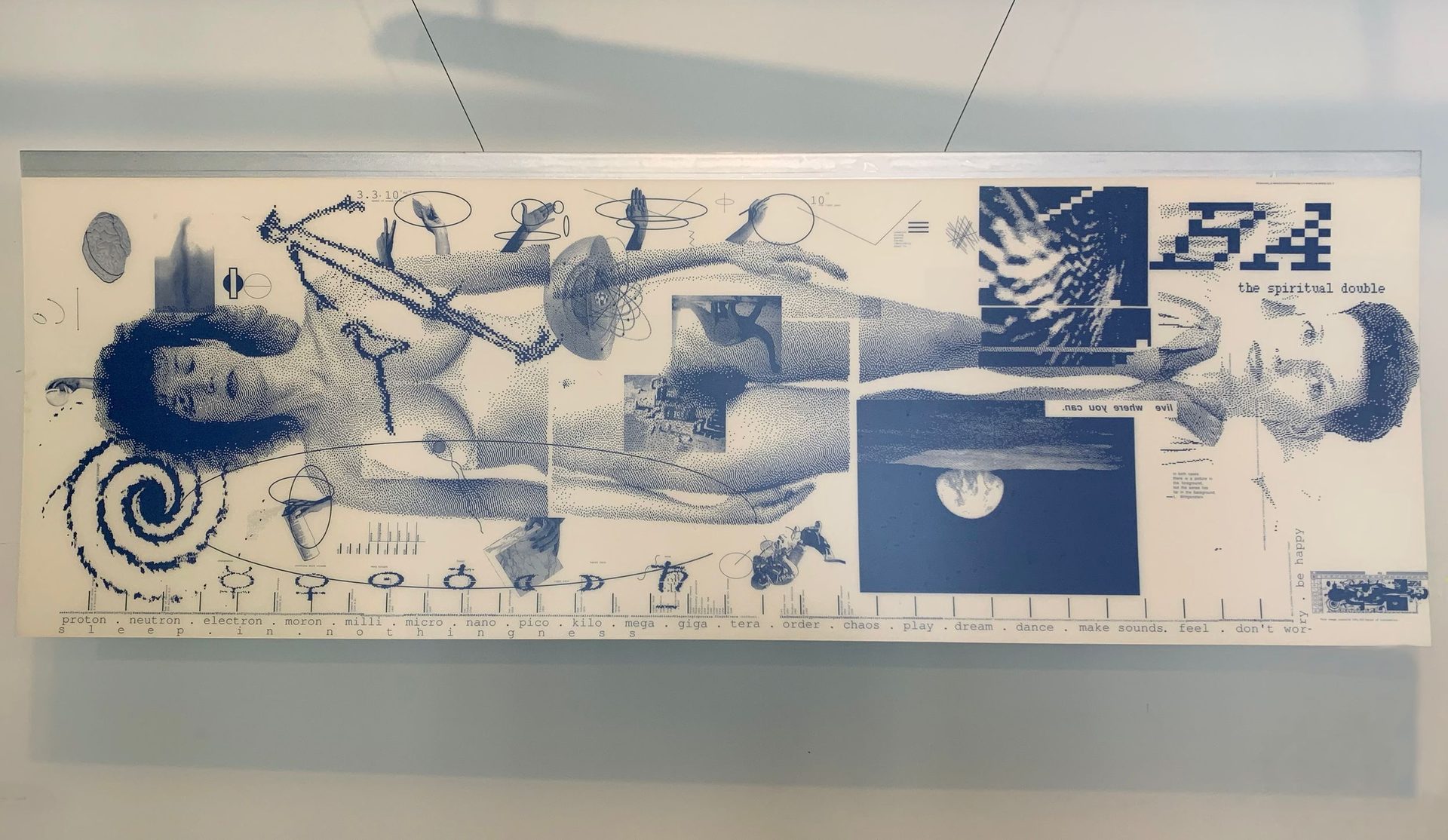 April Greiman, Does It Make Sense?, 1986 — hybrid imagery poster/spread for Design Quarterly